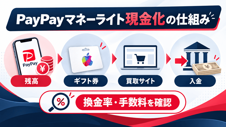 PayPayマネーライト現金化の仕組み
